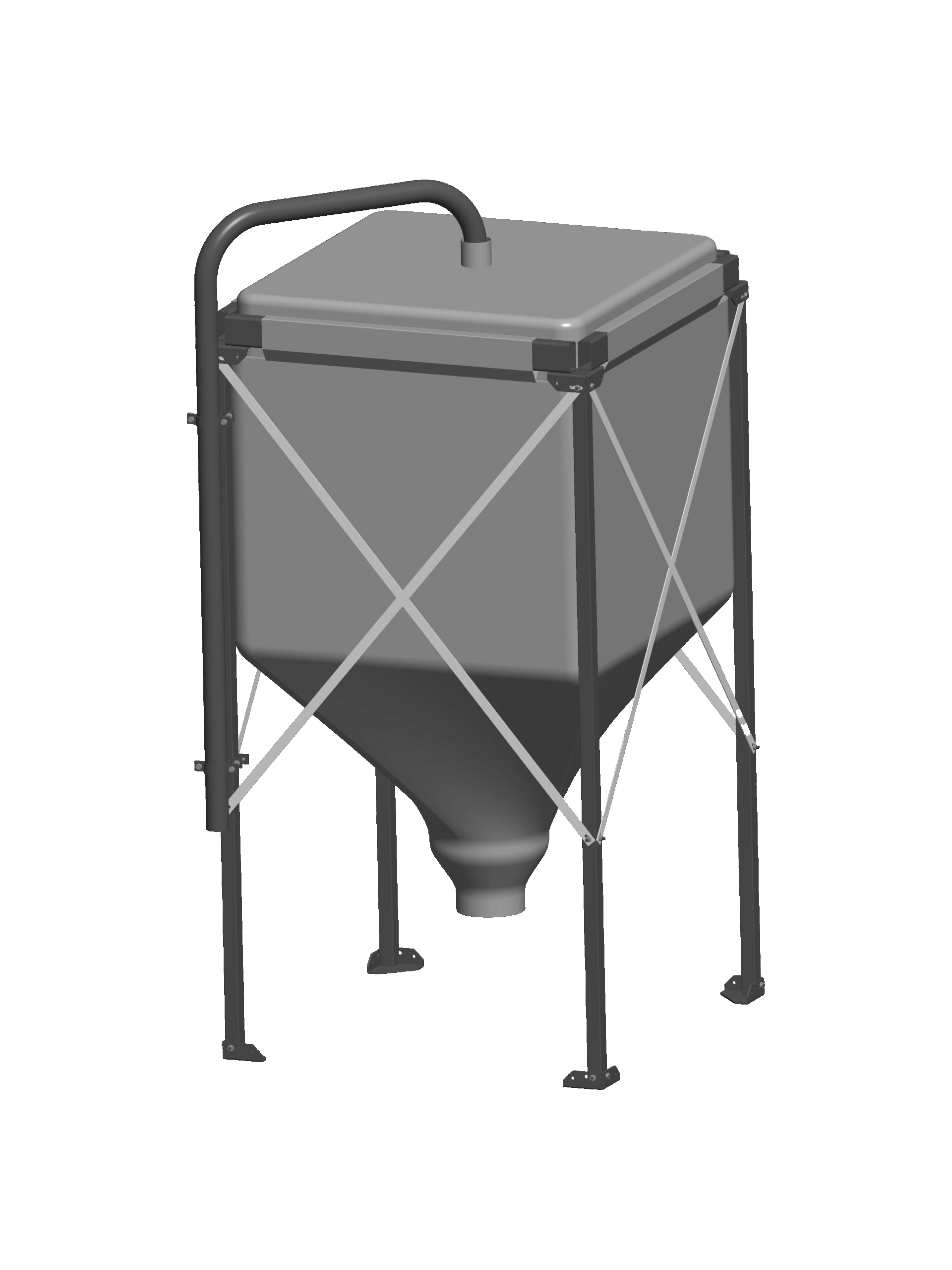 UV Plus Silo mit größerem Lagervolumen